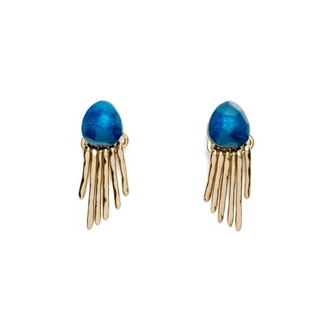 Pendientes Piedra Azul