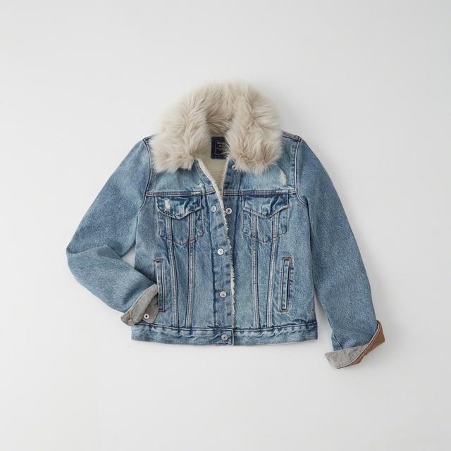 abercrombie and fitch sherpa jacket