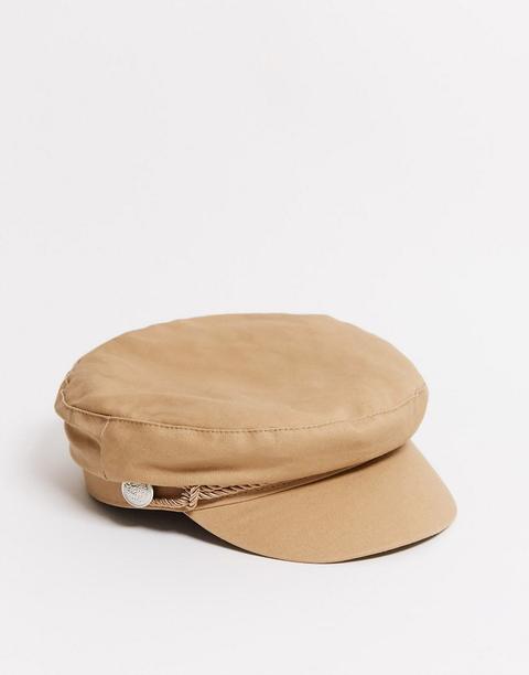 My Accessories London - Casquette Gavroche - Fauve-neutral