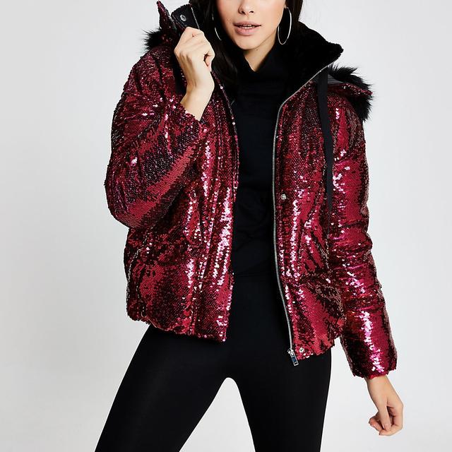 pink sequin jacket