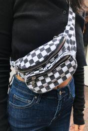 Checked Fanny Pack