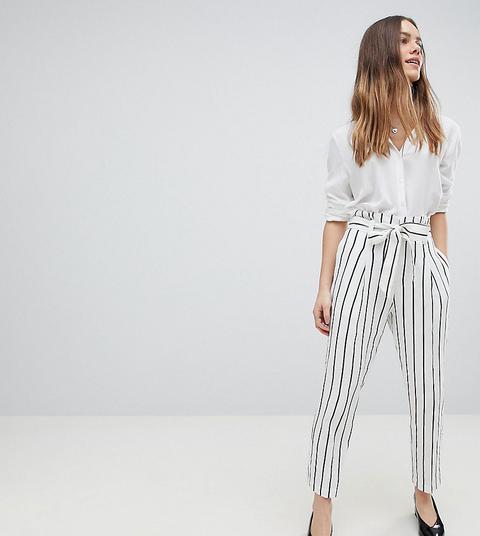 Pantalones De Lino Con Pinzas
