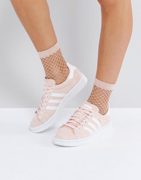 Adidas Originals - Campus - Scarpe Da Ginnastica Rosa Pallido - Rosa