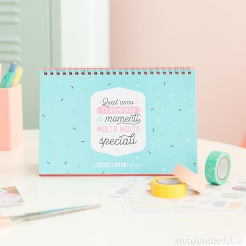 Calendario Scrapbook 2018 – Quest’anno Lo Riempiamo Di Momenti Molto Molto Molto Speciali (it)