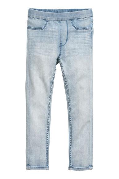 H & M - Leggings In Denim - Blu