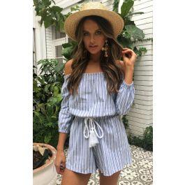 Island Romper Stripe