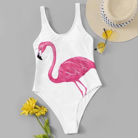 Costumi Da Bagno Capestro Con Motivo A Fenicotteri