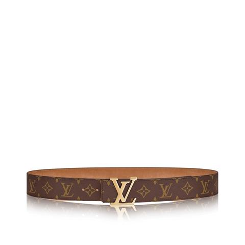 Lv Initiales Monogram Gürtel, 40 Mm