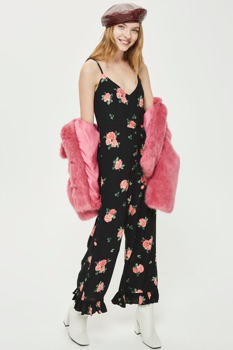 **abi Rose Frill Hem Jumpsuit By Nobody's Child