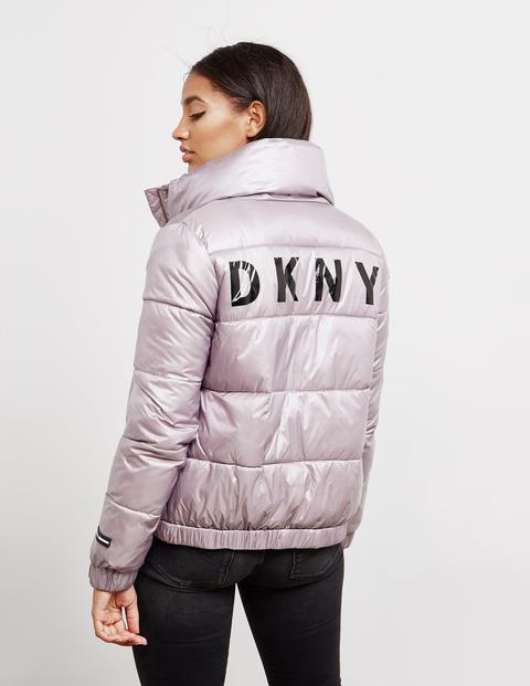 Womens Dkny Down Filled Jacket Pink, Pink