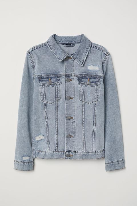 Jeansjacke Mit Zippern