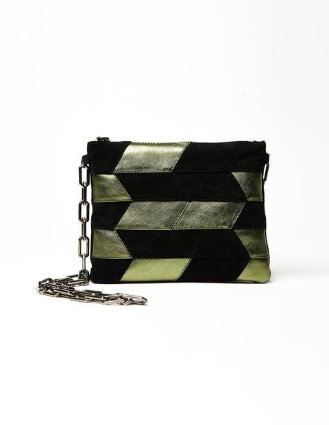 Bolso Geométrico Multicolor Verde
