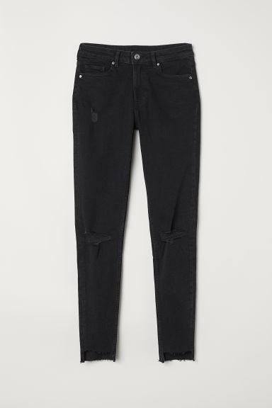 H & M - Skinny Regular Ankle Jeans - Grigio