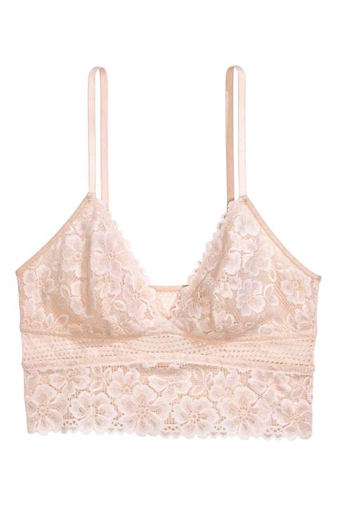 Bralette In Pizzo E Tulle