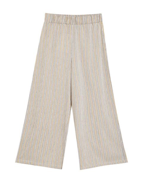 Pantaloni Culotte A Righe