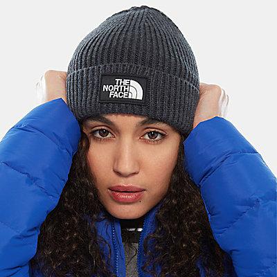 logo box cuffed beanie