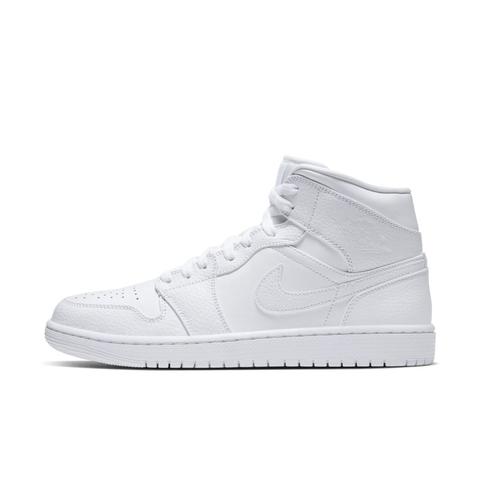 Chaussure Air Jordan 1 Mid - Blanc