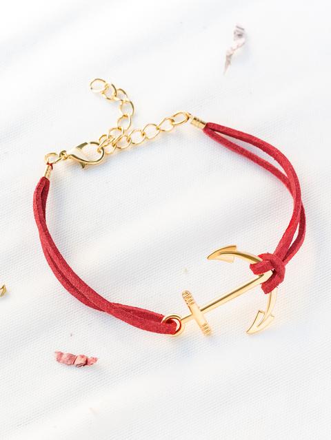 Rosso Ancora E Catena Strap Dettaglio