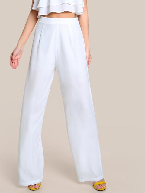 Pantalones Con Pernera Ancha