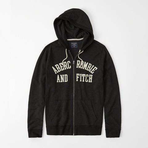 abercrombie fitch zip hoodie