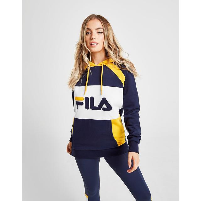 yellow fila hoodie women's