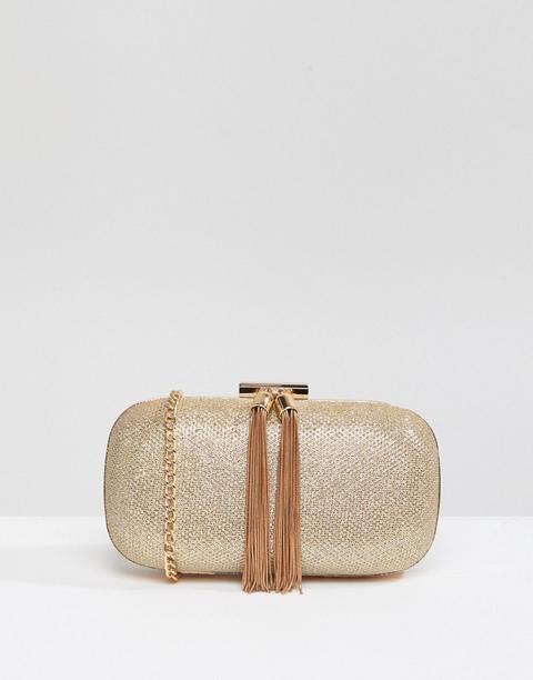 True Decadence - Pochette Glitterata Con Nappe - Oro