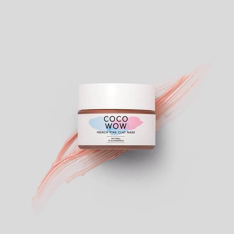 Coco Wow Maschera Viso All’argilla Rosa Opacizzante