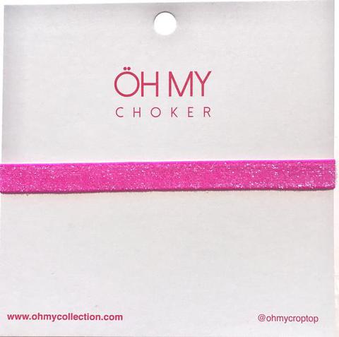 Öh My Choker In Pink