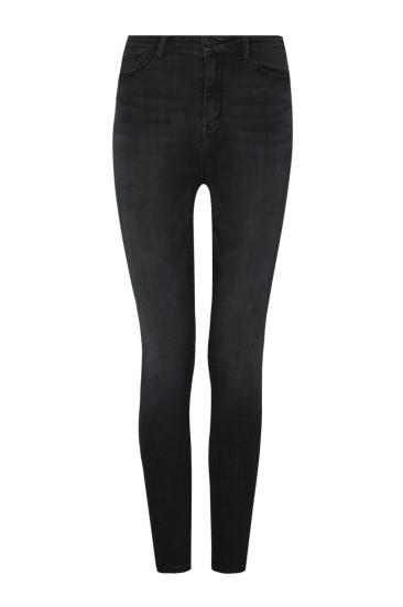 Jeans Skinny Vita Alta Grigi