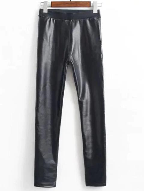 Leggings Vello Di Pelle Faux