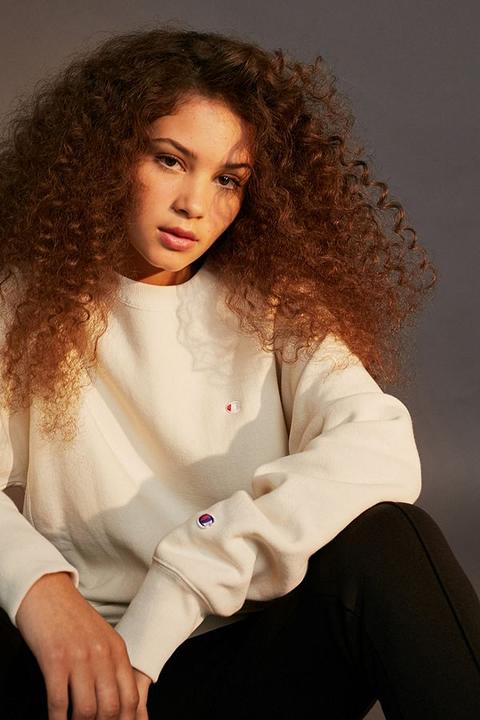 Champion Cream Crew Neck Sweatshirt