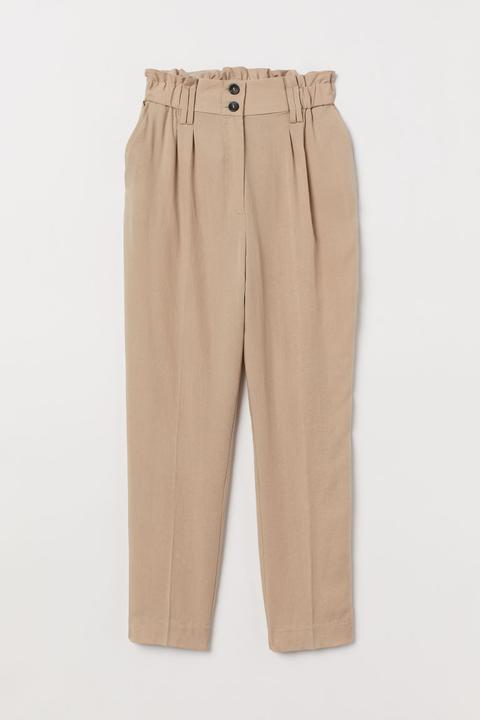 Pantalon En Lyocell - Beige