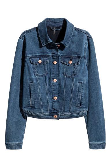 H & M - Giacca Di Jeans Superstretch - Blu