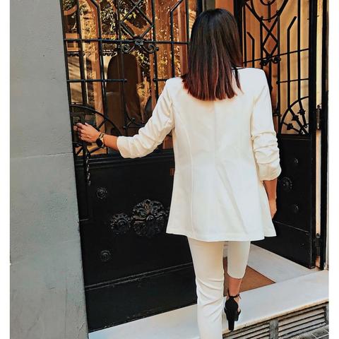 Blazer Zara Blanca