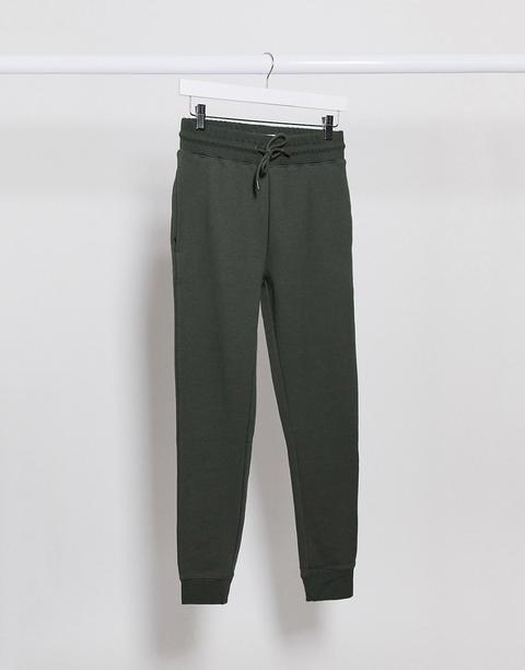 Joggers En Color Caqui De Topman-verde