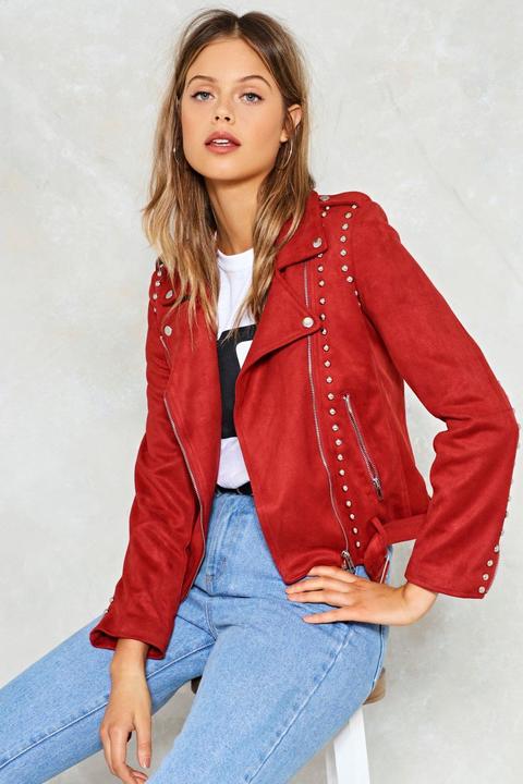 Burnout Studded Moto Jacket