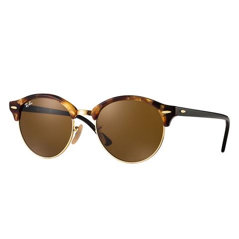 Clubround Classic Unisex Sunglasses Lentes: Marrón, Montura: Negro