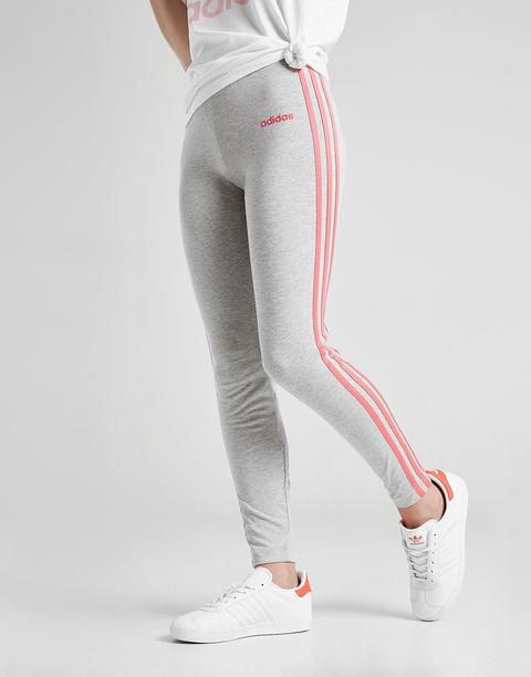 Adidas Girls' 3-stripes Core Leggings Junior - Grey - Kids from Jd Sports  on 21 Buttons