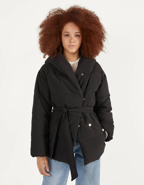 Manteau Doudoune À Capuche