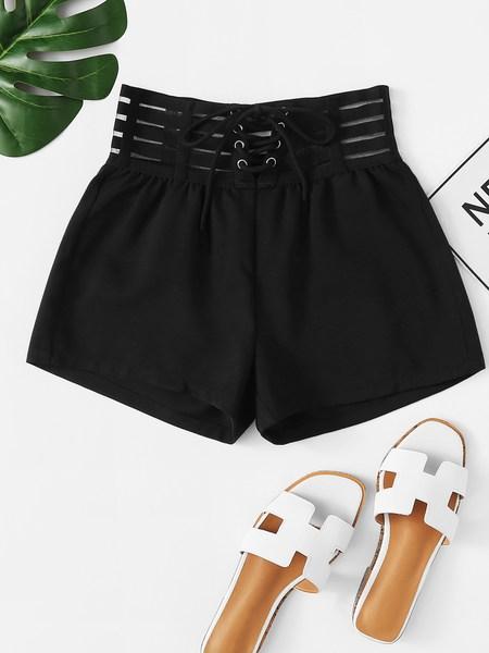 Shorts In Pizzo Solido