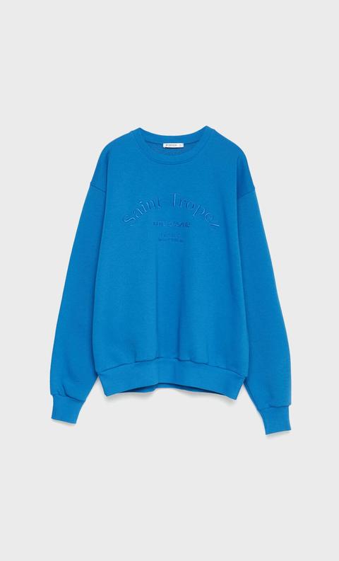 Sudadera Oversize Bordado