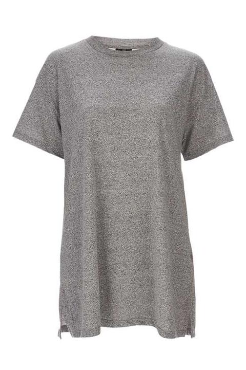 Petite Oversized Boyfriend Tunic Top