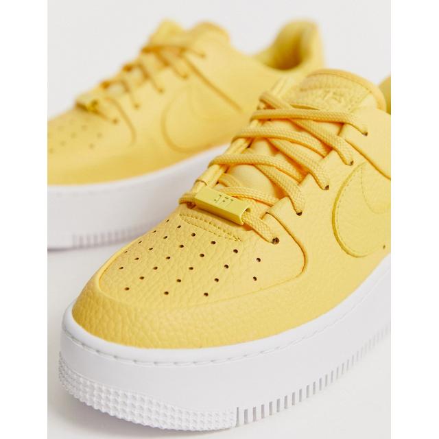 nike air force 1 sage low yellow suede