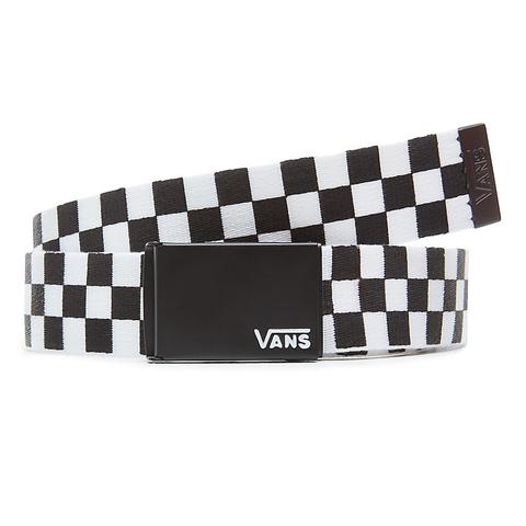 Vans Cinturón De Tela Deppster (black-white) Mujer Negro