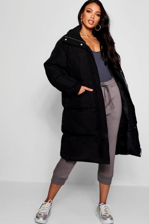 Longline Puffer Jacket