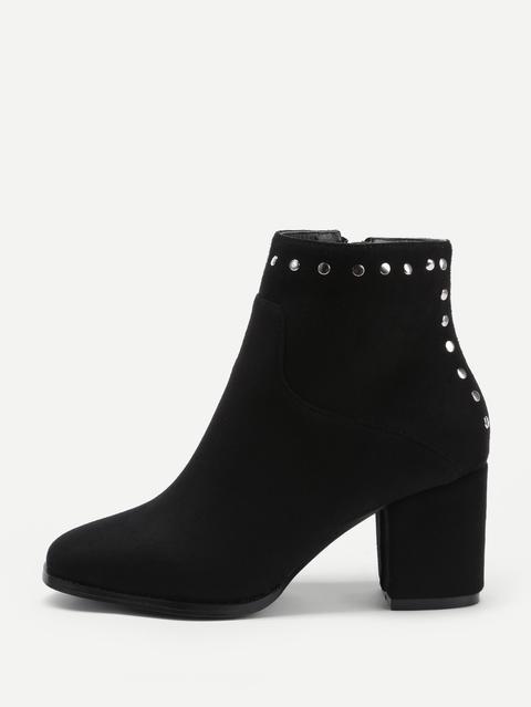 Studded Detail Chelsea Ankle Boots