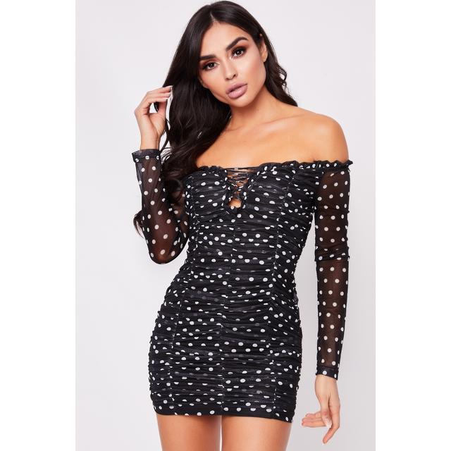 misspap polka dot dress