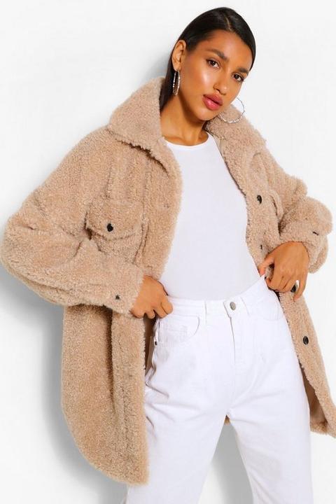 stone teddy bear coat