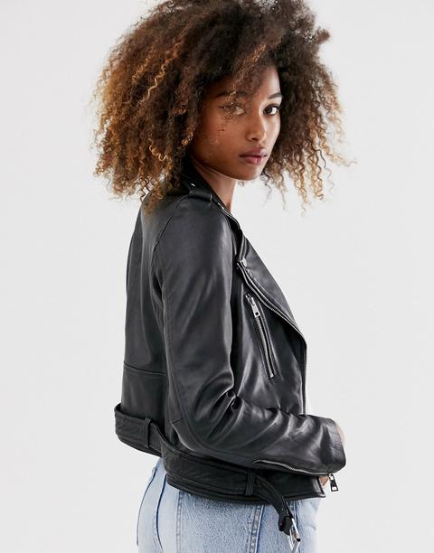 Stradivarius leather outlet biker jacket