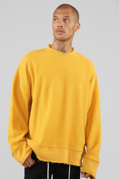 mustard sweatshirt mens